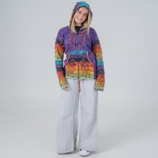 Shopoholic Fashion Womens Full Sleeve Gothic Sun Patchwork Faded Pixie Cotton Hippy Rib Hoodie - lunas-mystic-emporium.com Shopoholic Fashion Women's Full Sleeve Gothic Sun Patchwork Faded Pixie Cotton Hippy Rib Hoodie