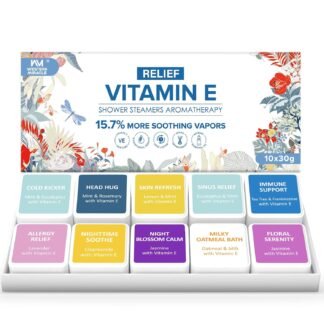 Shower Steamers Aromatherapy 10 Pack - Shower Bombs Birthday Gifts for Women, Mom, Men, Organic Essential Oils, Stress Relief, Relaxation Home SPA Christmas