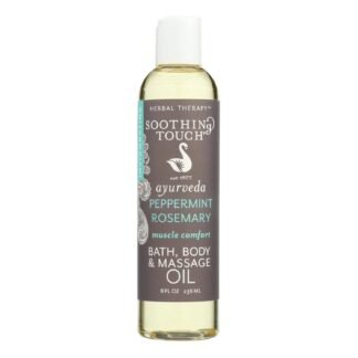 Soothing Touch Bath & Body Massage Oil, Muscle Comfort - 8 Oz