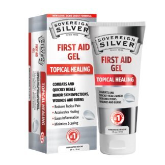 Sovereign Silver First Aid Gel - Argentum Metallicum Gel Wound Care Support, Topical Skin Care for Minor Skin Irritations with Convenient Pump - 2 fl oz (59 mL)