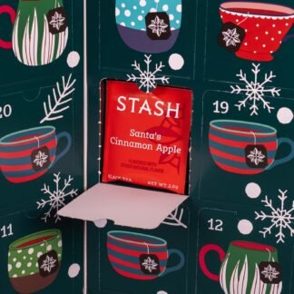 STASH Tea Advent Calendar 2025 – 24 Days Holiday Tea Sampler & Variety Pack – Black, Green and Herbal Teas