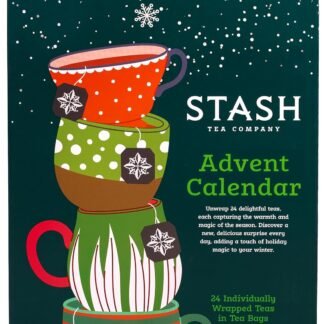 STASH Tea Advent Calendar 2025 – 24 Days Holiday Tea Sampler & Variety Pack – Black, Green and Herbal Teas
