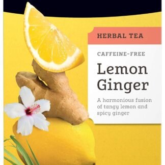 Stash Tea Lemon Ginger Herbal Tea, Box of 20 Tea Bags