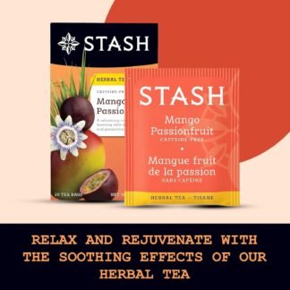 Stash Tea Premium Caffeine Free Herbal Tea, Cinnamon Vanilla, 18 Count