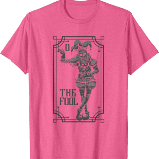 Tarot Card Shirt Jester The Fool Satanic Pagan Occult Gypsy T-Shirt