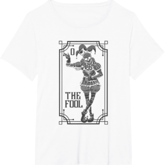 Tarot Card Shirt Jester The Fool Satanic Pagan Occult Gypsy T-Shirt