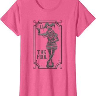 Tarot Card Shirt Jester The Fool Satanic Pagan Occult Gypsy T-Shirt