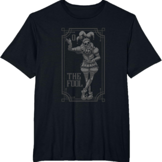 Tarot Card Shirt Jester The Fool Satanic Pagan Occult Gypsy T-Shirt