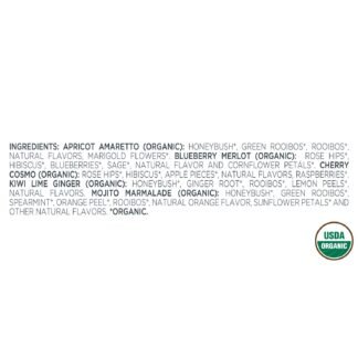 Tea Forte Herbal Retreat Premium Tea Presentation Box Tea Gift Sampler, 20 Count, 2 of Each Variety Individually Wrapped Handcrafted Pyramid Infuser Bags