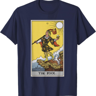 The Fool Tarot Card Pagan Witch Occult Fortune Divination T-Shirt