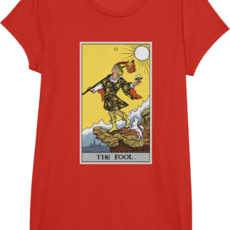 The Fool Tarot Card Pagan Witch Occult Fortune Divination T-Shirt