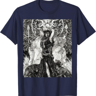 The Goddess Hecate Tarot Card Triple Wiccan Pagan Moon Witch T-Shirt