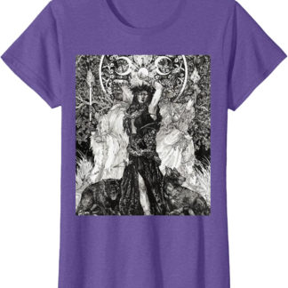 The Goddess Hecate Tarot Card Triple Wiccan Pagan Moon Witch T-Shirt