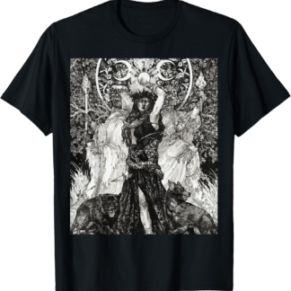 The Goddess Hecate Tarot Card Triple Wiccan Pagan Moon Witch T-Shirt