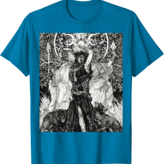 The Goddess Hecate Tarot Card Triple Wiccan Pagan Moon Witch T-Shirt