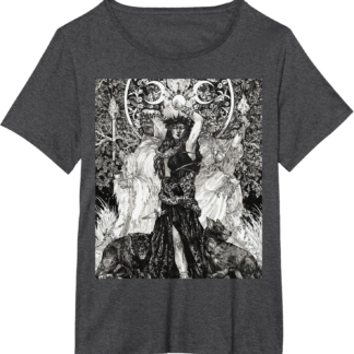The Goddess Hecate Tarot Card Triple Wiccan Pagan Moon Witch T-Shirt
