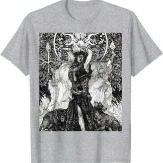 The Goddess Hecate Tarot Card Triple Wiccan Pagan Moon Witch T-Shirt