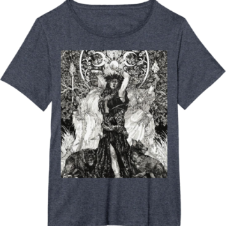 The Goddess Hecate Tarot Card Triple Wiccan Pagan Moon Witch T-Shirt
