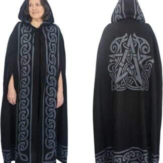 The New Age Source Ritual Cotton Cloak Pentacle Grey - lunas-mystic-emporium.com The New Age Source Ritual Cotton Cloak Pentacle Grey