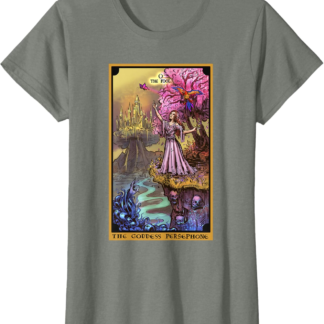 The Underworld Goddess The Fool Tarot Card Pagan Witch Wicca T-Shirt - lunas-mystic-emporium.com The Underworld Goddess The Fool Tarot Card Pagan Witch Wicca T-Shirt