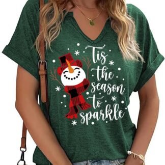 Tis The Season Halloween T-Shirt Womens Funny Pumpkin Short Sleeve Shirts Fall Season Graphic Tee Tops