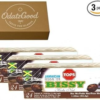 Tops Bissy Tea 24Tea Bags (43.2g) 3-Pack – Product of Jamaica – Curated & Packaged by ODatzGood