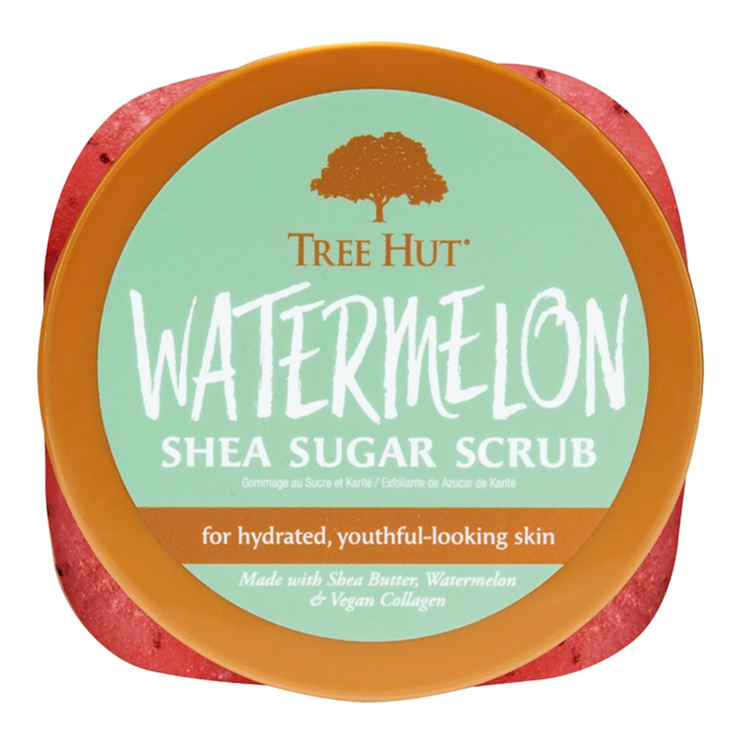 Tree Hut Watermelon Shea Sugar Scrub Exfoliating Hydrating Moisturizing Body Scrub with Shea Butter Nourishing Essential Oils Smooth Soften Skin 18 oz - lunas-mystic-emporium.com Tree Hut Watermelon Shea Sugar Scrub, Exfoliating, Hydrating & Moisturizing Body Scrub with Shea Butter & Nourishing Essential Oils, Smooth & Soften Skin, 18 oz