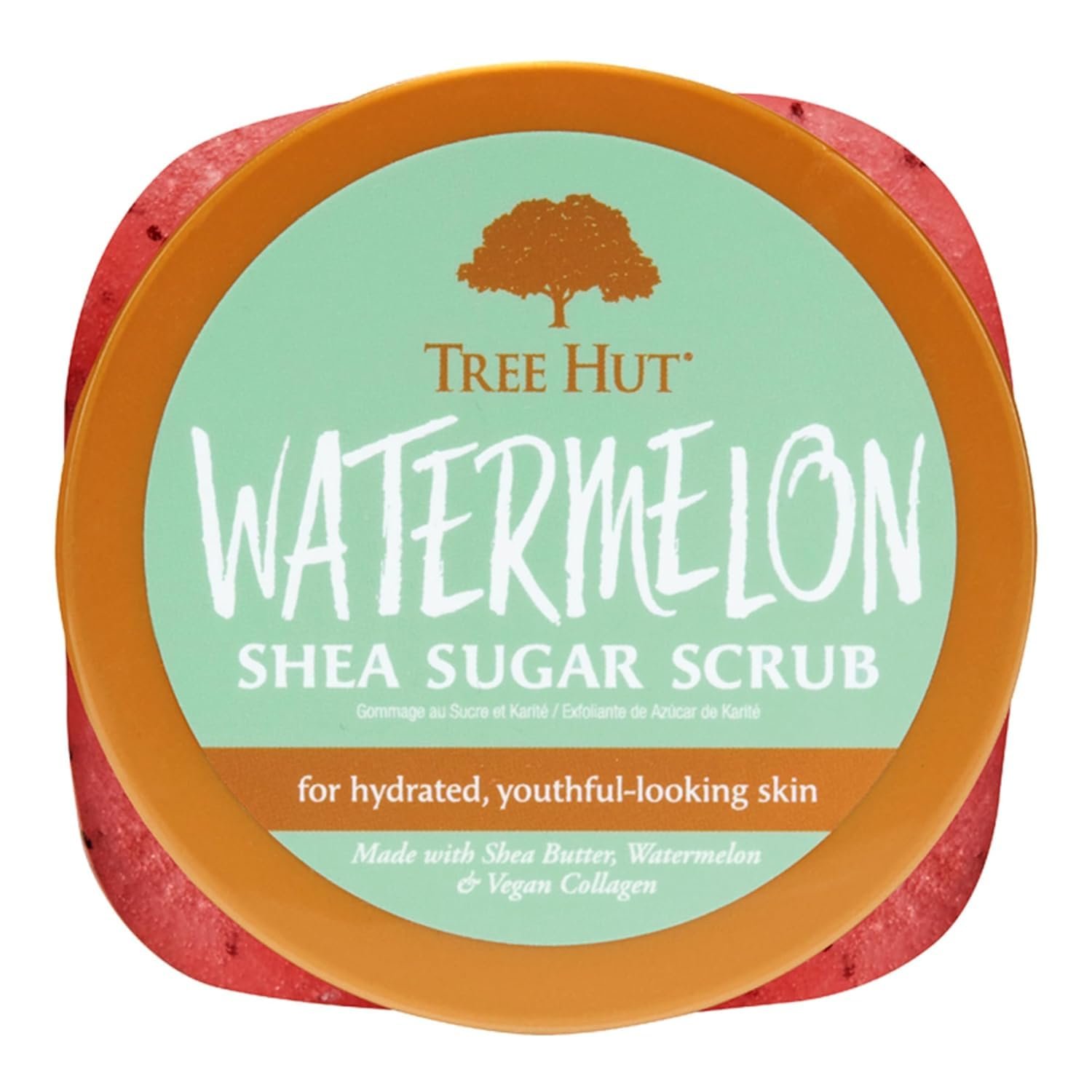 Tree Hut Watermelon Shea Sugar Scrub Exfoliating Hydrating Moisturizing Body Scrub with Shea Butter Nourishing Essential Oils Smooth Soften Skin 18 oz - lunas-mystic-emporium.com Tree Hut Watermelon Shea Sugar Scrub, Exfoliating, Hydrating & Moisturizing Body Scrub with Shea Butter & Nourishing Essential Oils, Smooth & Soften Skin, 18 oz