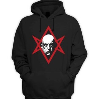 Tribal T-Shirts Aleister Crowley Unicursal Hexagram Pagan Pullover Hoodie