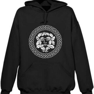 Tribal T-Shirts Men's Greenman Celtic Pagan Hoodie