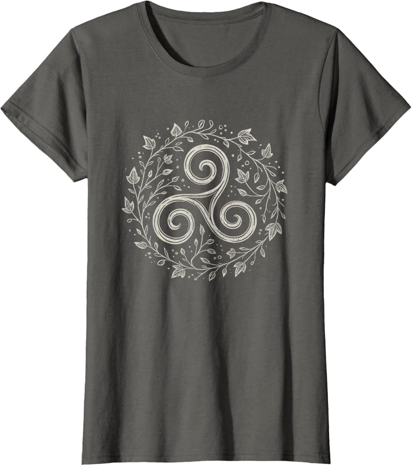 Triskelion Celtic Spiral Druid Pagan Leaf Nature Art Symbol T-Shirt - lunas-mystic-emporium.com Triskelion Celtic Spiral Druid Pagan Leaf Nature Art Symbol T-Shirt