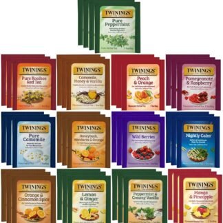 Twinings Tea Herbal Variety Gift Box, Naturally Caffeine-Free (Pack of 40) 13 Flavors â€“ Perfect Gourmet Tea Sampler Gift Set