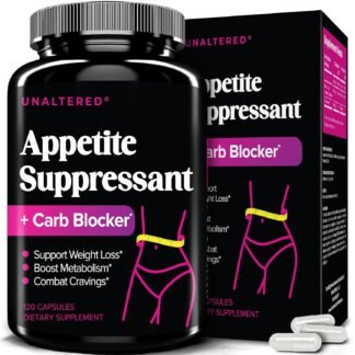 UNALTERED Appetite Suppressant for Women - Helps Manage Cravings, Promotes Fullness, & Supports Weight Loss - Natural Dietary Supplement with Chromium Picolinate & Glucomannan -...
