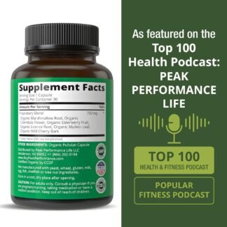 USDA Organic Lung Detox For Smokers And Non Smokers with 6 Top Ingredients. Mullein Leaf, Marshmallow Root, Calendula. Lungs Cleanse For Better Respiratory Health. Lung Support...