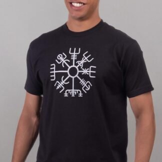 Vegvisir | Nordic Viking Rune Compass Norse Germanic Icelandic Pagan Magic Symbol T-Shirt
