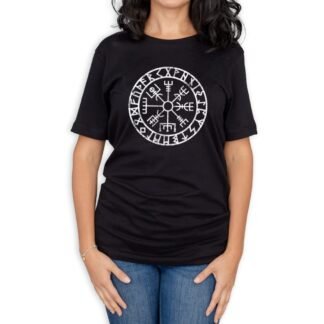 Vegvisir Nordic Viking Rune Compass Norse Germanic Icelandic Pagan Magic Symbol T-Shirt - lunas-mystic-emporium.com Vegvisir Nordic Viking Rune Compass Norse Germanic Icelandic Pagan Magic Symbol T-Shirt