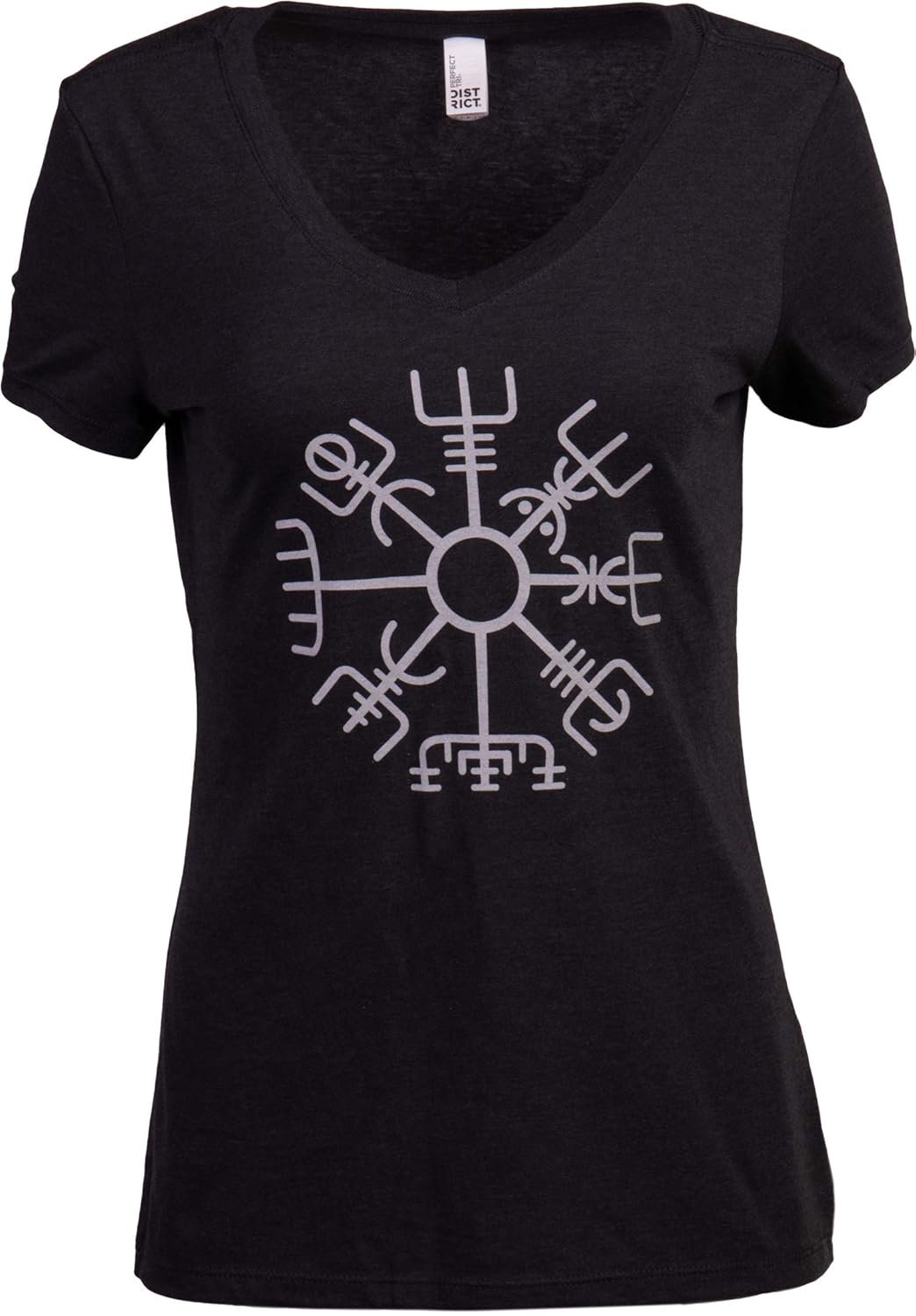 Vegvisir | Nordic Viking Rune Compass Norse Germanic Icelandic Pagan Magic Symbol Women Top T-Shirt - lunas-mystic-emporium.com Vegvisir | Nordic Viking Rune Compass Norse Germanic Icelandic Pagan Magic Symbol Women Top T-Shirt
