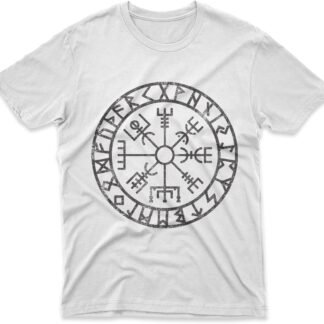 Vegvisir Nordic Viking Rune Compass Norse Germanic Icelandic Pagan Magic Symbol T-Shirt