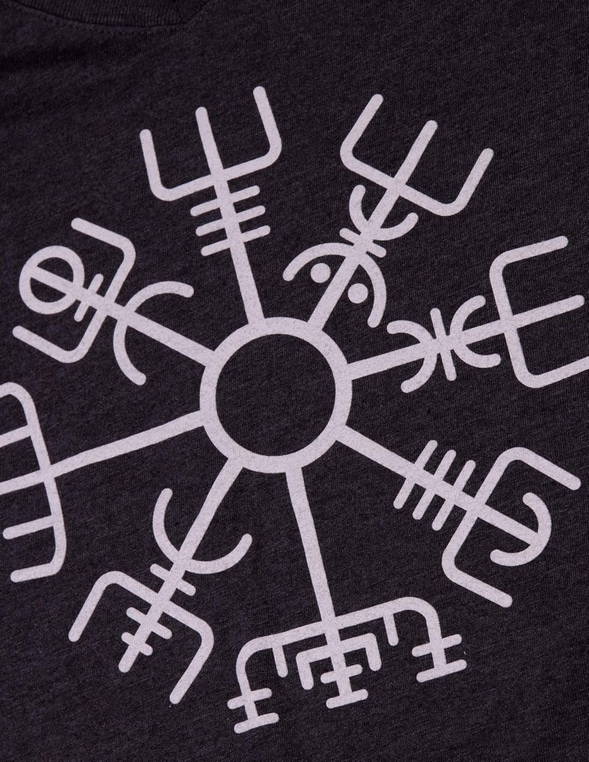 Vegvisir | Nordic Viking Rune Compass Norse Germanic Icelandic Pagan Magic Symbol Women Top T-Shirt - lunas-mystic-emporium.com Vegvisir | Nordic Viking Rune Compass Norse Germanic Icelandic Pagan Magic Symbol Women Top T-Shirt
