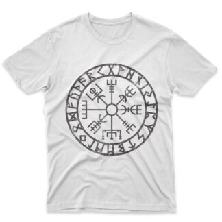 Vegvisir Nordic Viking Rune Compass Norse Germanic Icelandic Pagan Magic Symbol T-Shirt