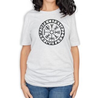 Vegvisir Nordic Viking Rune Compass Norse Germanic Icelandic Pagan Magic Symbol T-Shirt