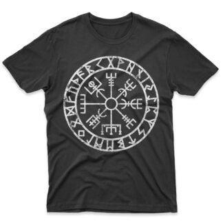 Vegvisir Nordic Viking Rune Compass Norse Germanic Icelandic Pagan Magic Symbol T-Shirt