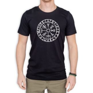 Vegvisir Nordic Viking Rune Compass Norse Germanic Icelandic Pagan Magic Symbol T-Shirt