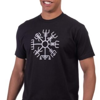 Vegvisir | Nordic Viking Rune Compass Norse Germanic Icelandic Pagan Magic Symbol T-Shirt