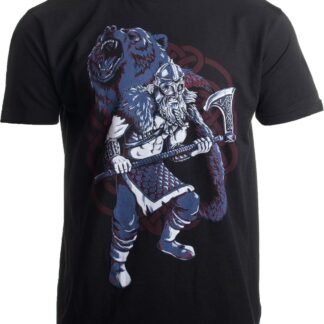 Viking Berserker, Bear Spirit | Valhalla Norse Nordic Mythology Warrior T-Shirt