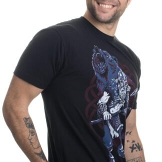 Viking Berserker, Bear Spirit | Valhalla Norse Nordic Mythology Warrior T-Shirt
