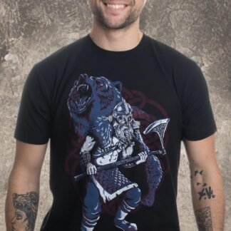 Viking Berserker, Bear Spirit | Valhalla Norse Nordic Mythology Warrior T-Shirt