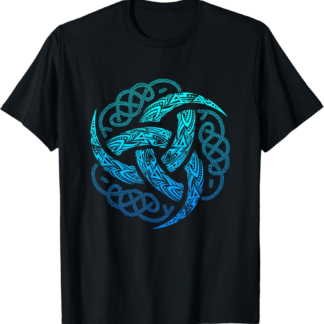 VIKING CELTIC KNOTWORK TRIPLE HORN OF ODIN T-Shirt