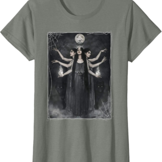 Vintage Cottagecore Aesthetic Witches werewolves Moon Witchy T-Shirt - lunas-mystic-emporium.com Vintage Cottagecore Aesthetic Witches werewolves Moon Witchy T-Shirt