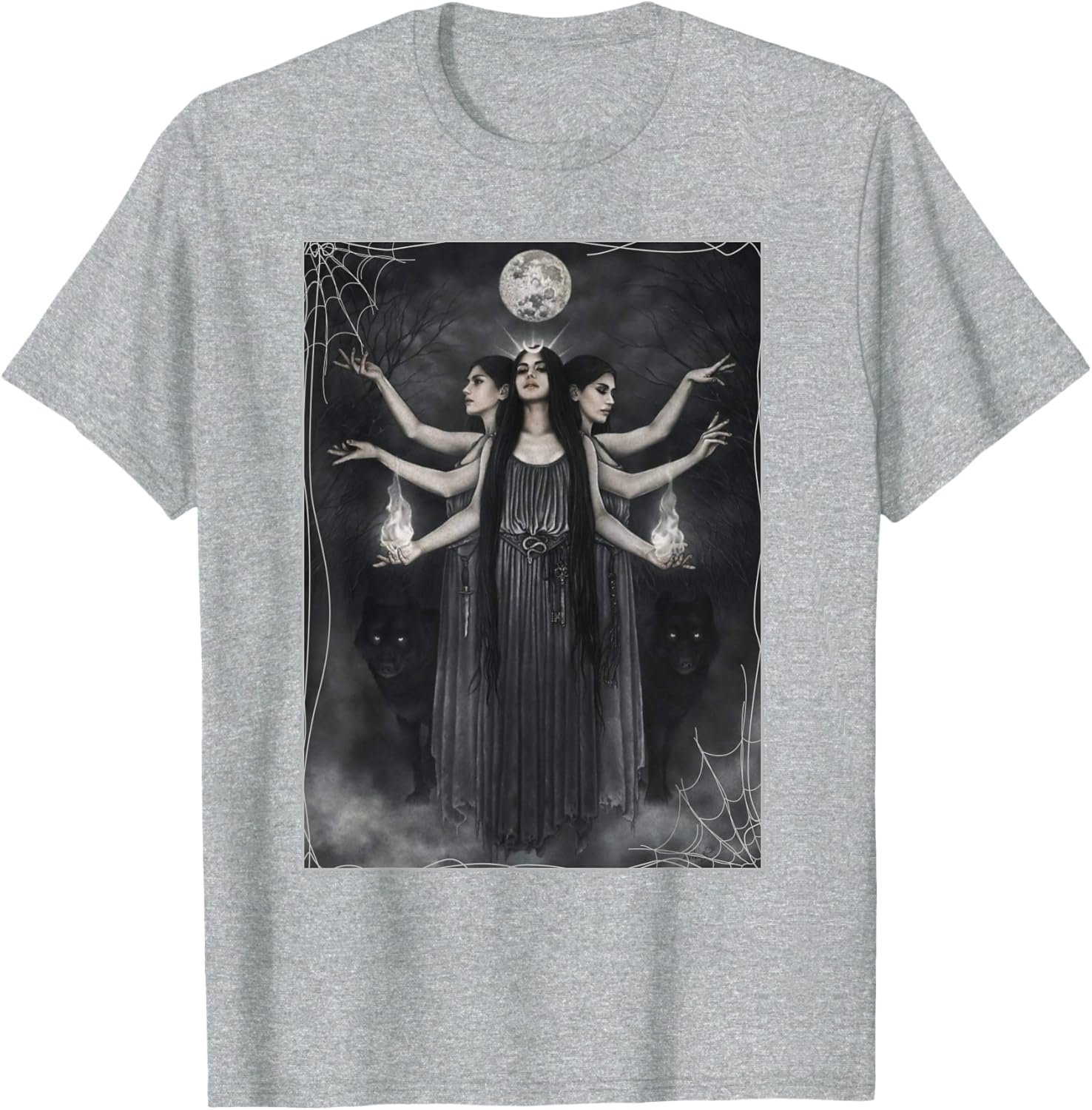 Vintage Cottagecore Aesthetic Witches werewolves Moon Witchy T-Shirt - lunas-mystic-emporium.com Vintage Cottagecore Aesthetic Witches werewolves Moon Witchy T-Shirt